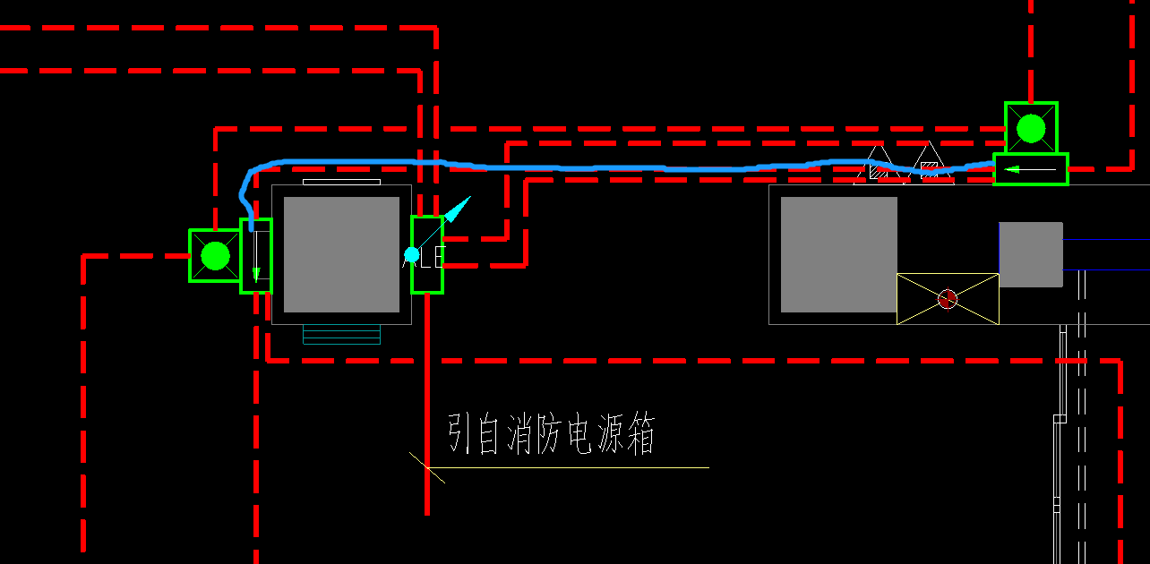 应急照明走线问题