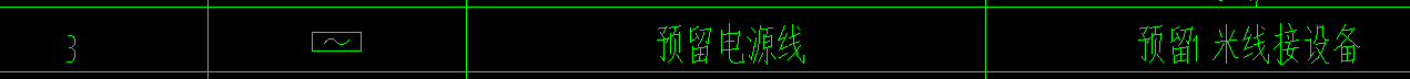 预留