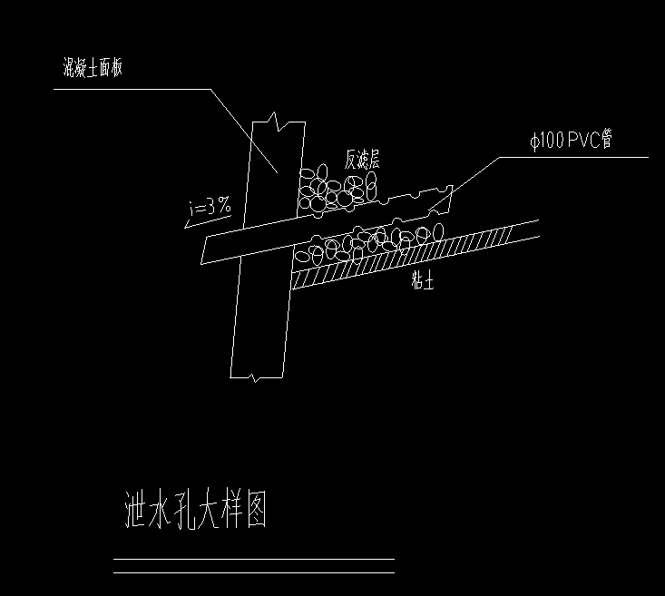 泄水孔按个数还是长度计算图纸上没给伸入多少