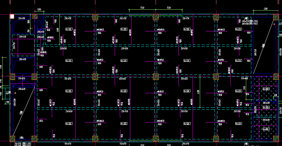 这份图纸中那些是板受力筋?