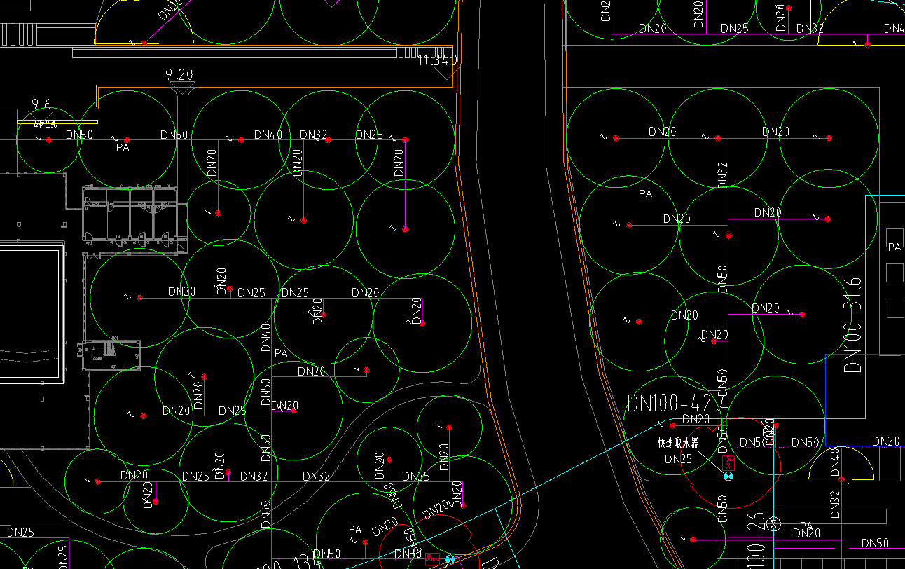 请问这种室外喷灌给水图的土方怎么算需不需要算土方为什么算或为什么