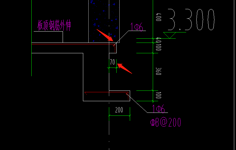 关于挑檐钢筋