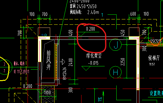 顶标高