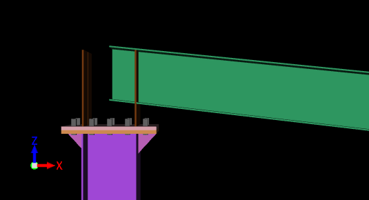 钢结构抗风柱和楔形梁节点如何绘制