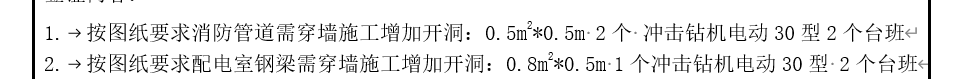 开洞
