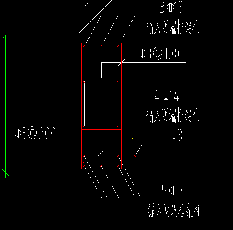 异形过梁的筋怎么画啊