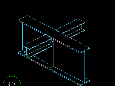 钢结构中这种钢梁应该怎么计算横向的梁长度是按通长算么