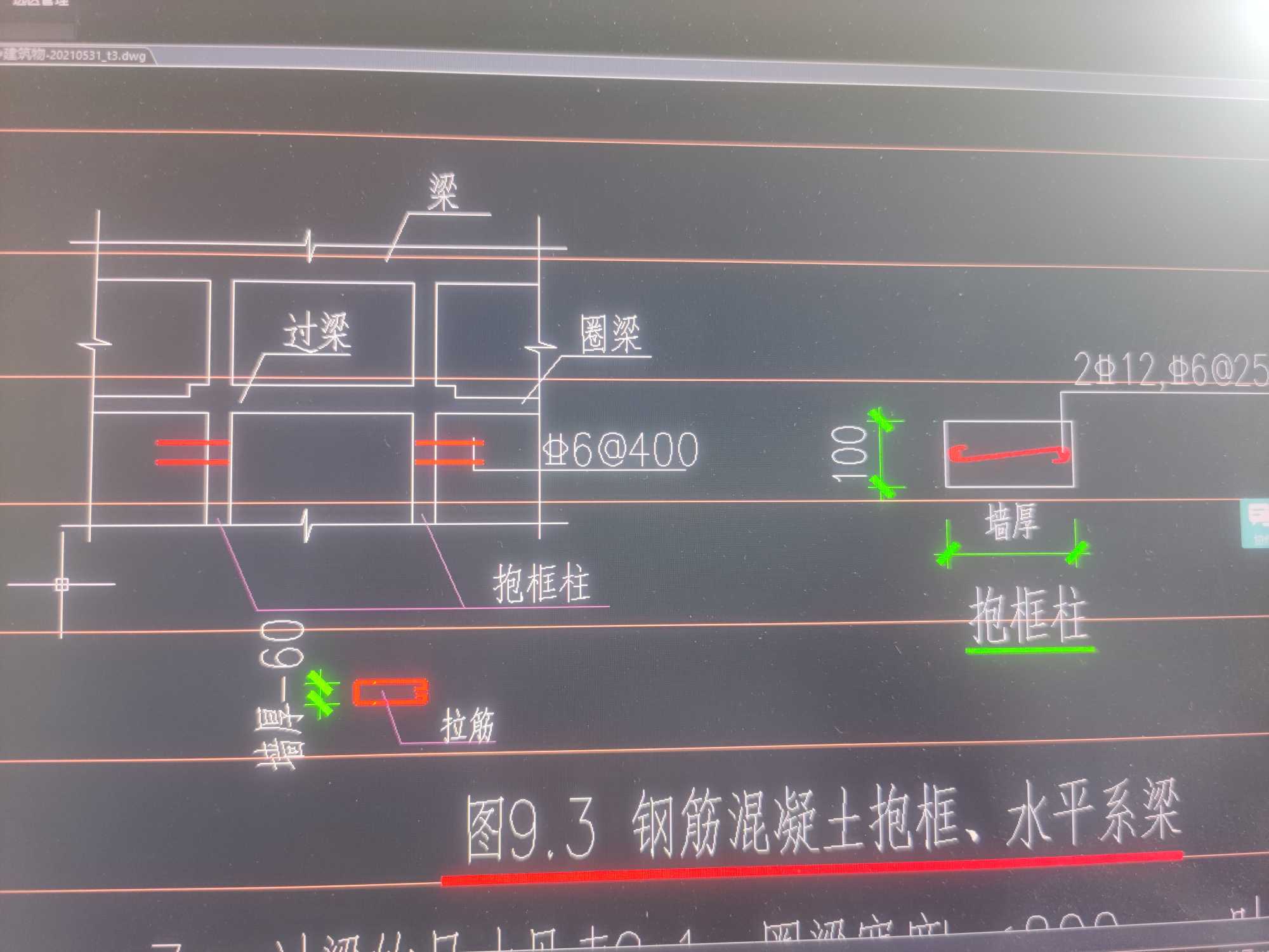 框柱
