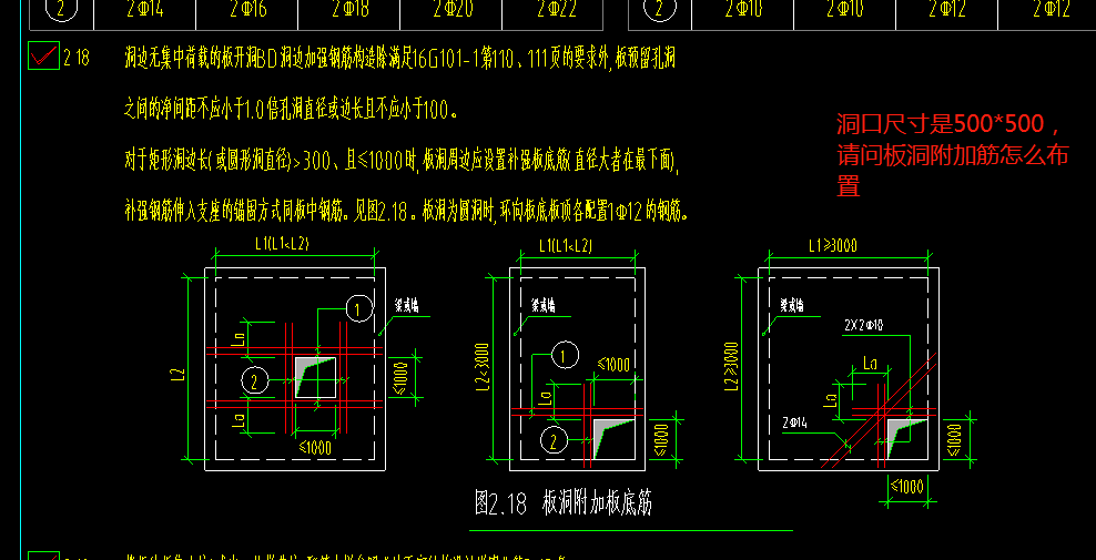 请大神上图告诉下我怎么布置这个板洞加强筋