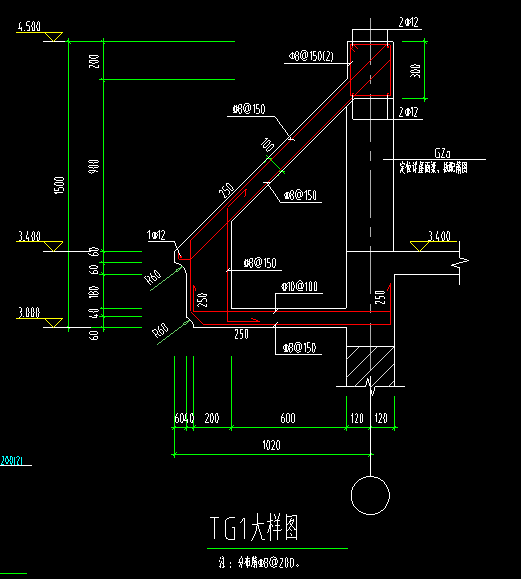 天沟节点大样图图片