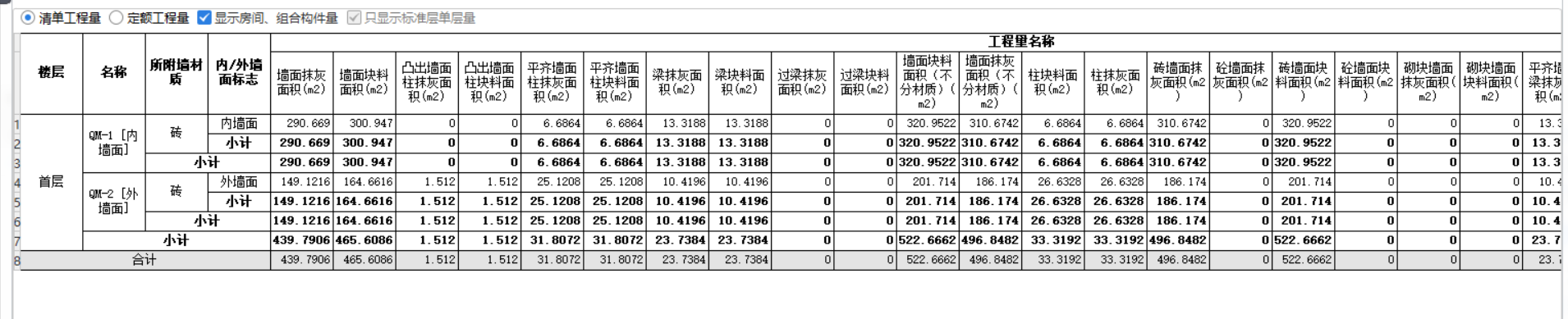 块料墙面