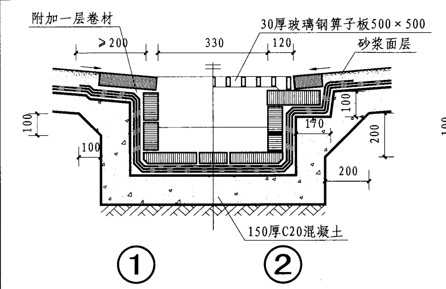 排水沟配筋图示图片