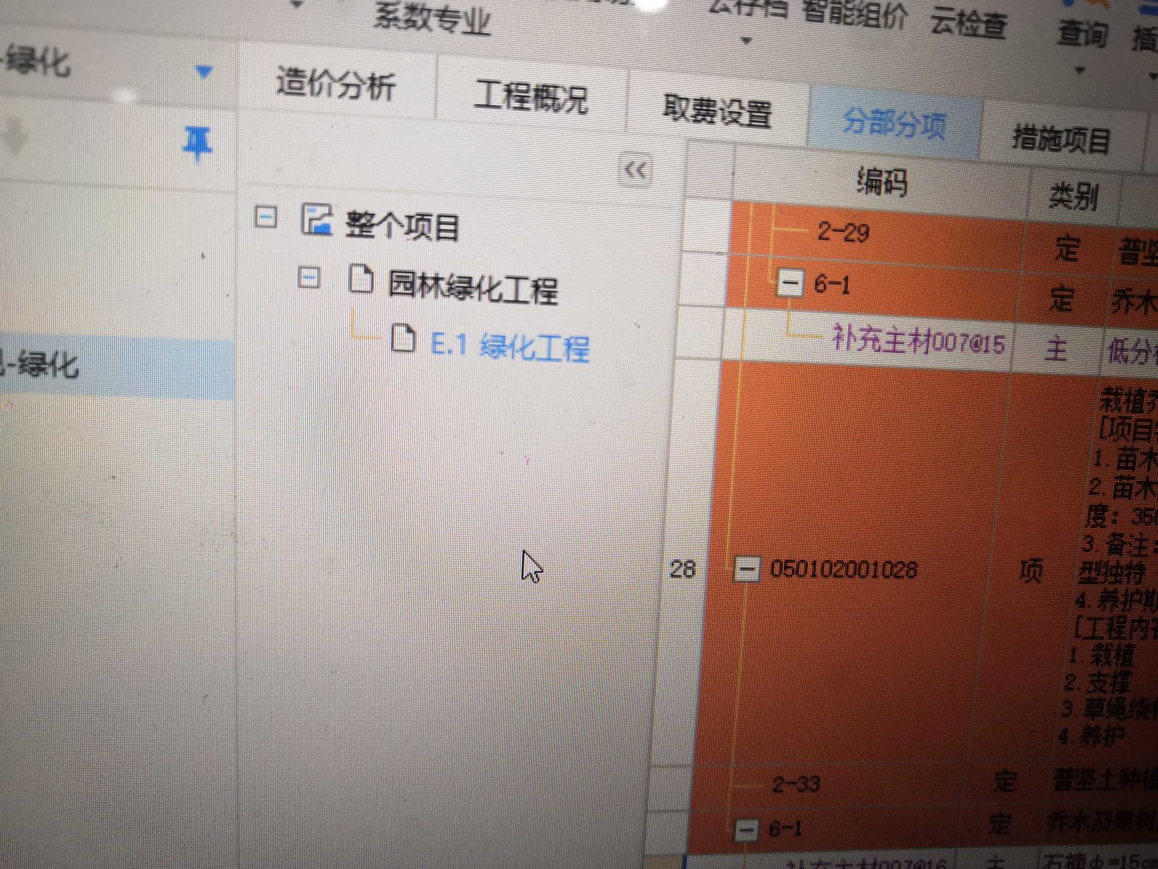 整個項目