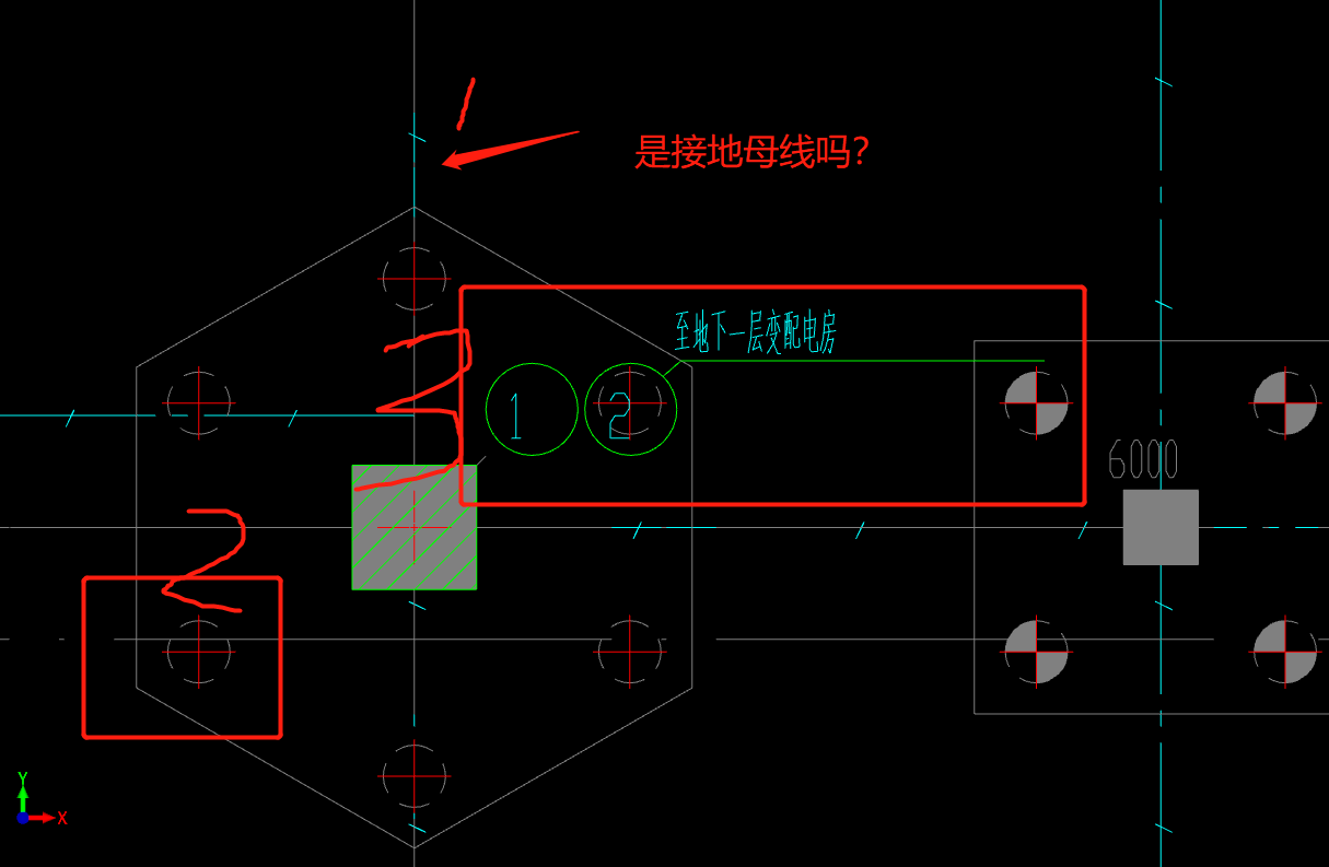 接地母线图例图片