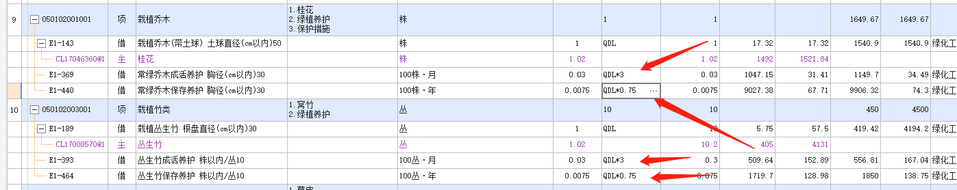 清单量