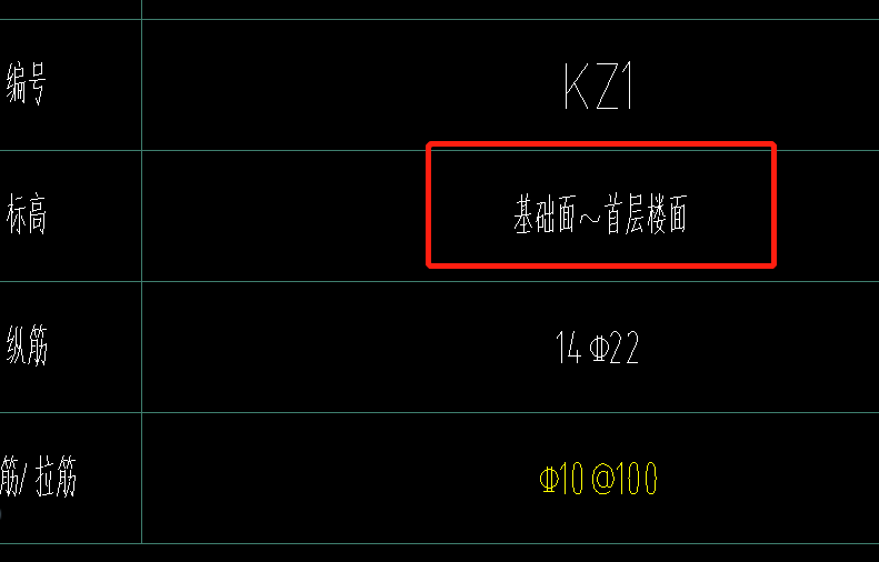 承台顶标高