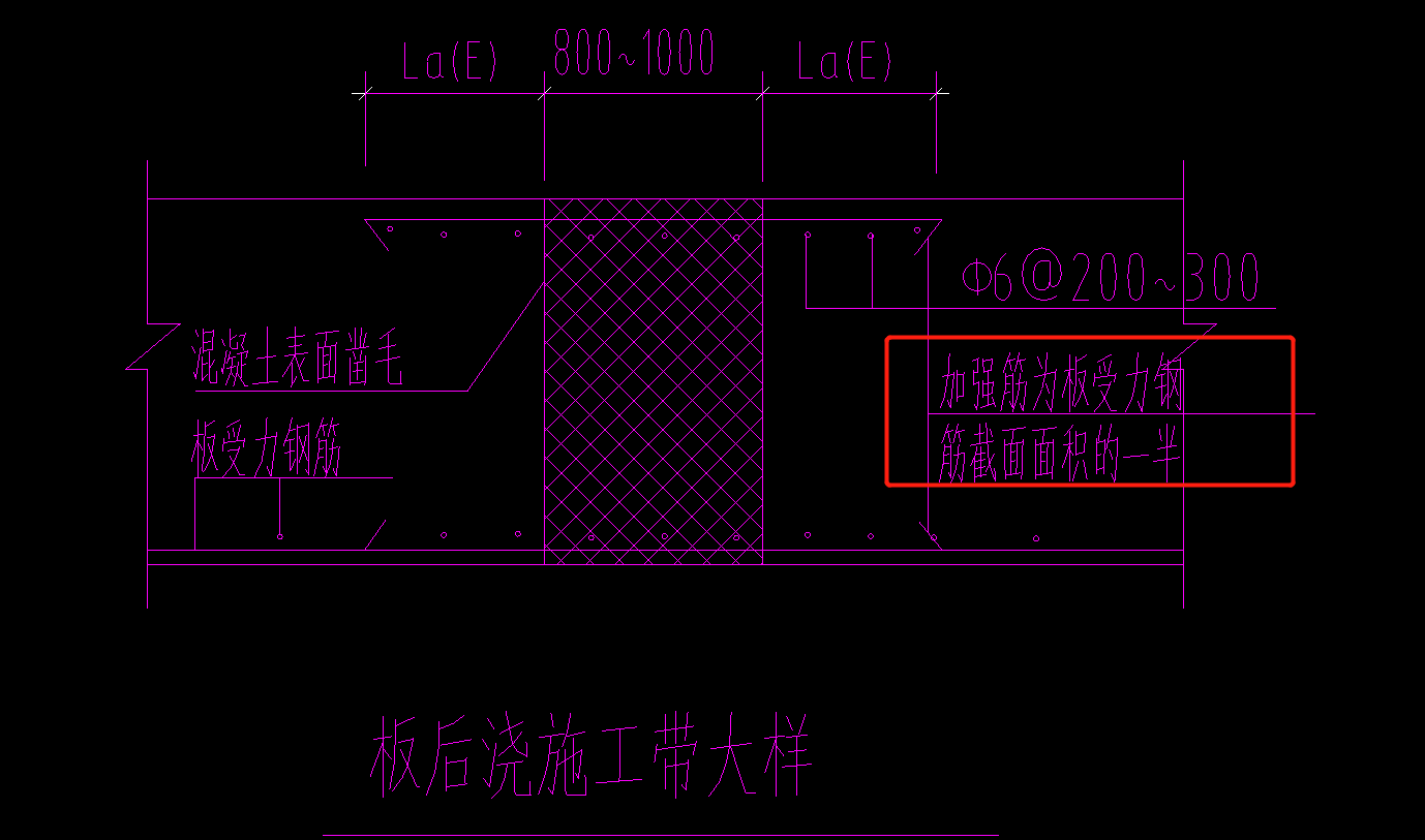 后浇带