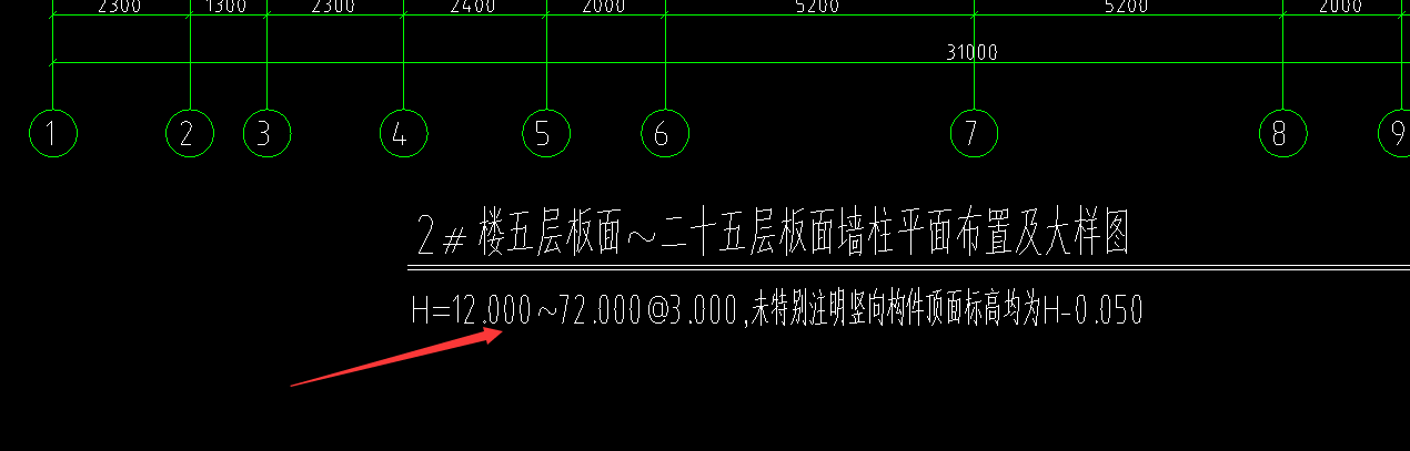 层顶标高
