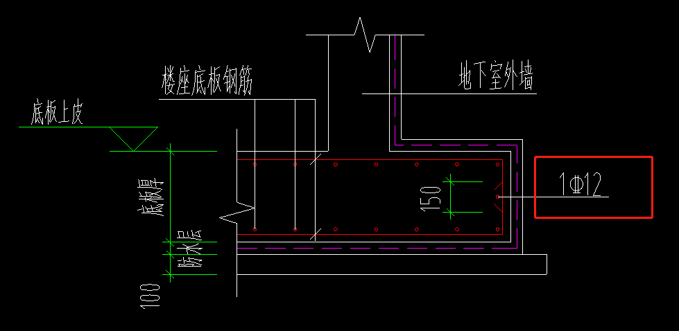 筏板侧面纵筋