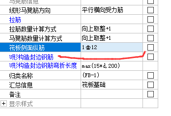 筏板侧面钢筋