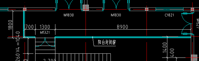 阳台封