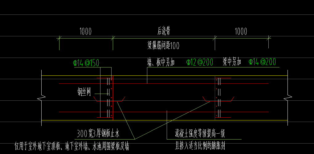 后浇带