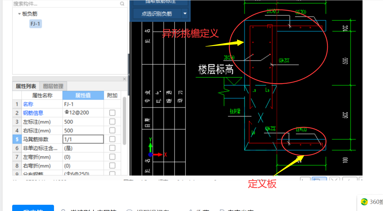 负筋