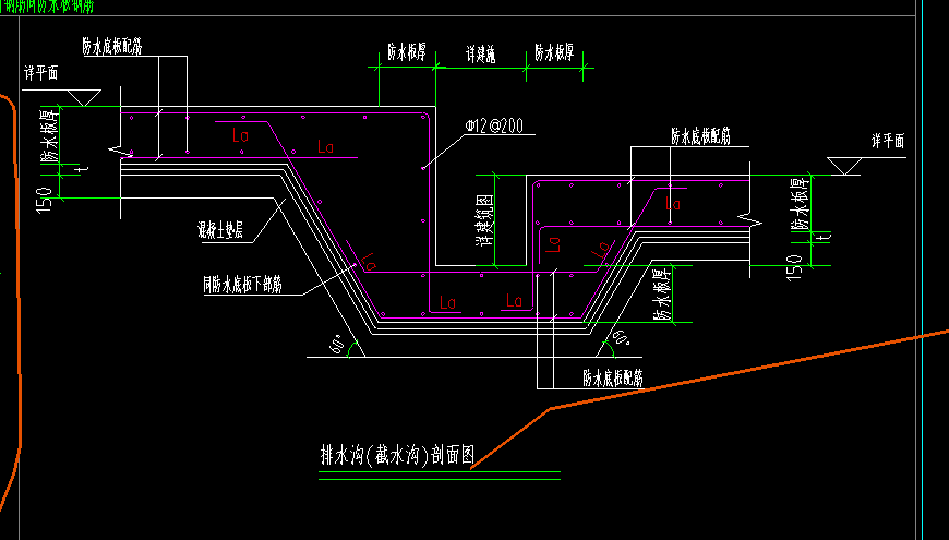 请问排水沟怎么画