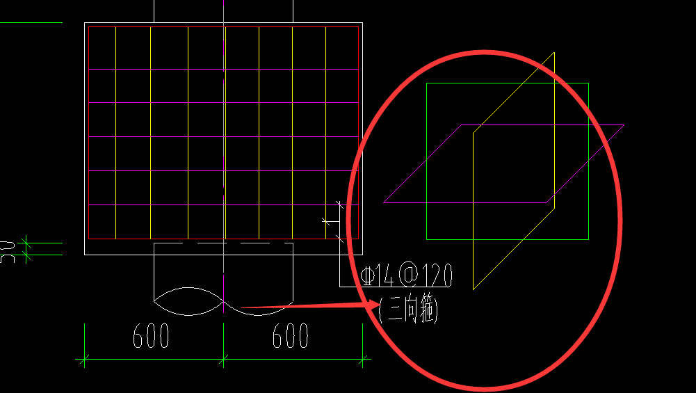 三向箍筋怎么设置图片图片