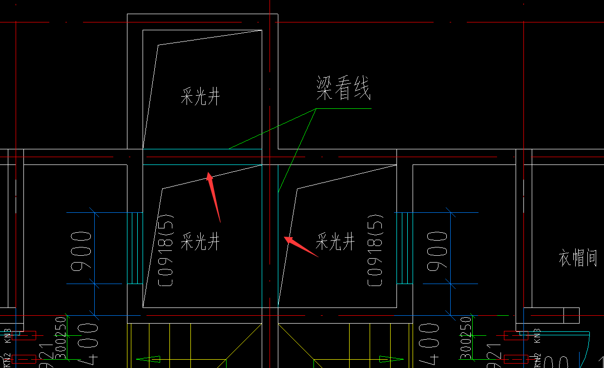 梁看线