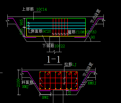 基础承台配筋图怎么看图片