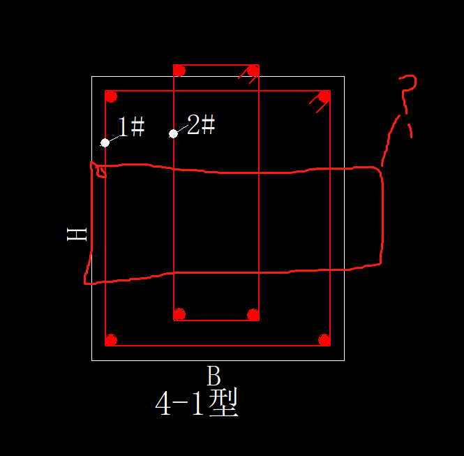 梁截面箍筋怎么画图片