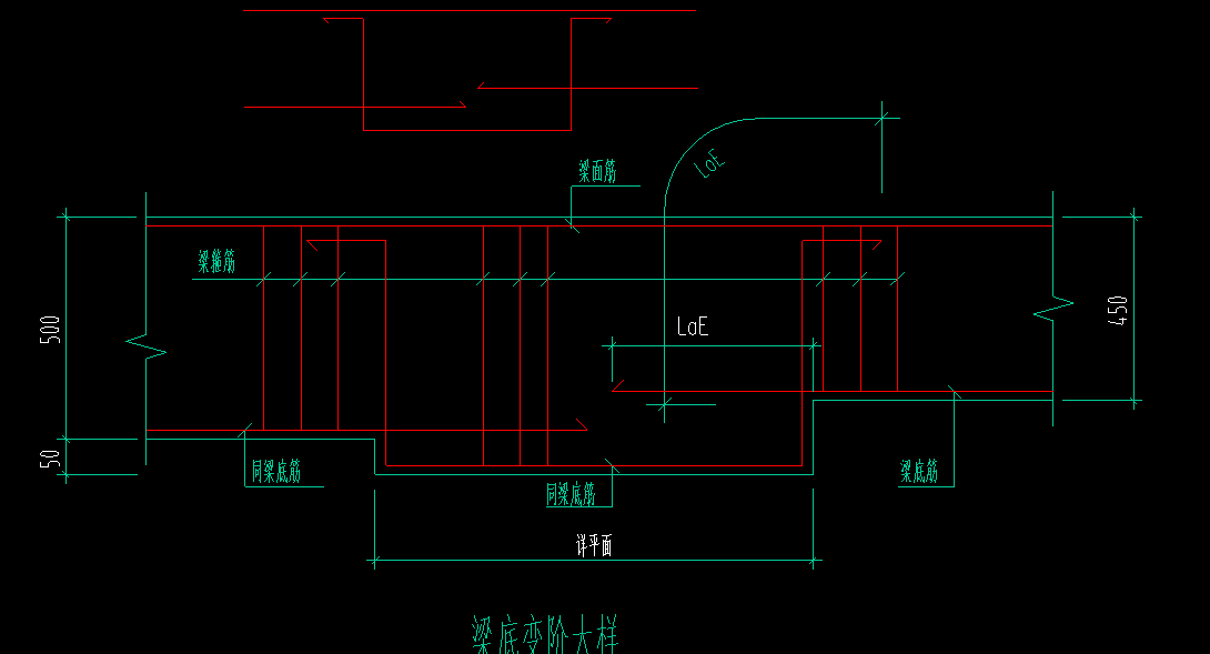 绘制梁截面配筋图图片