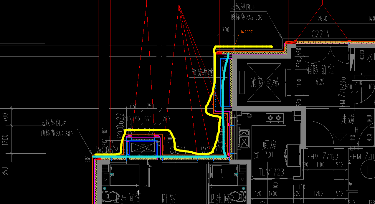 吊篮费  建筑外墙投影面积