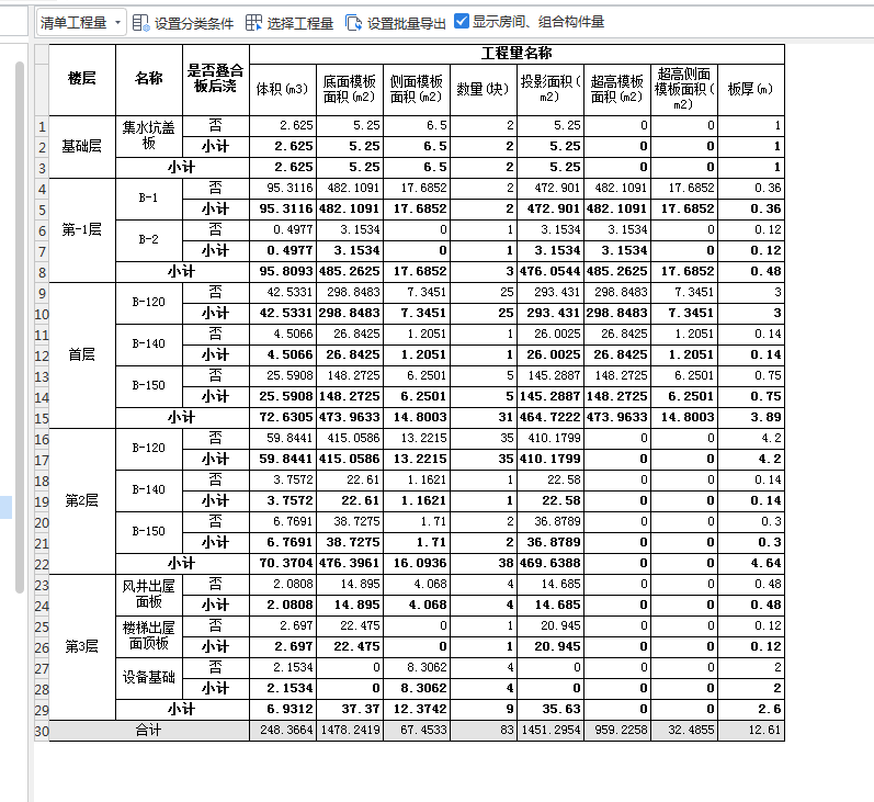 有梁板