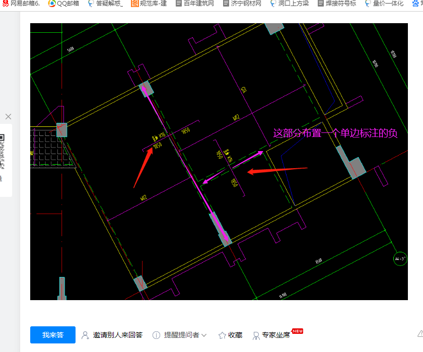 负筋布置范围