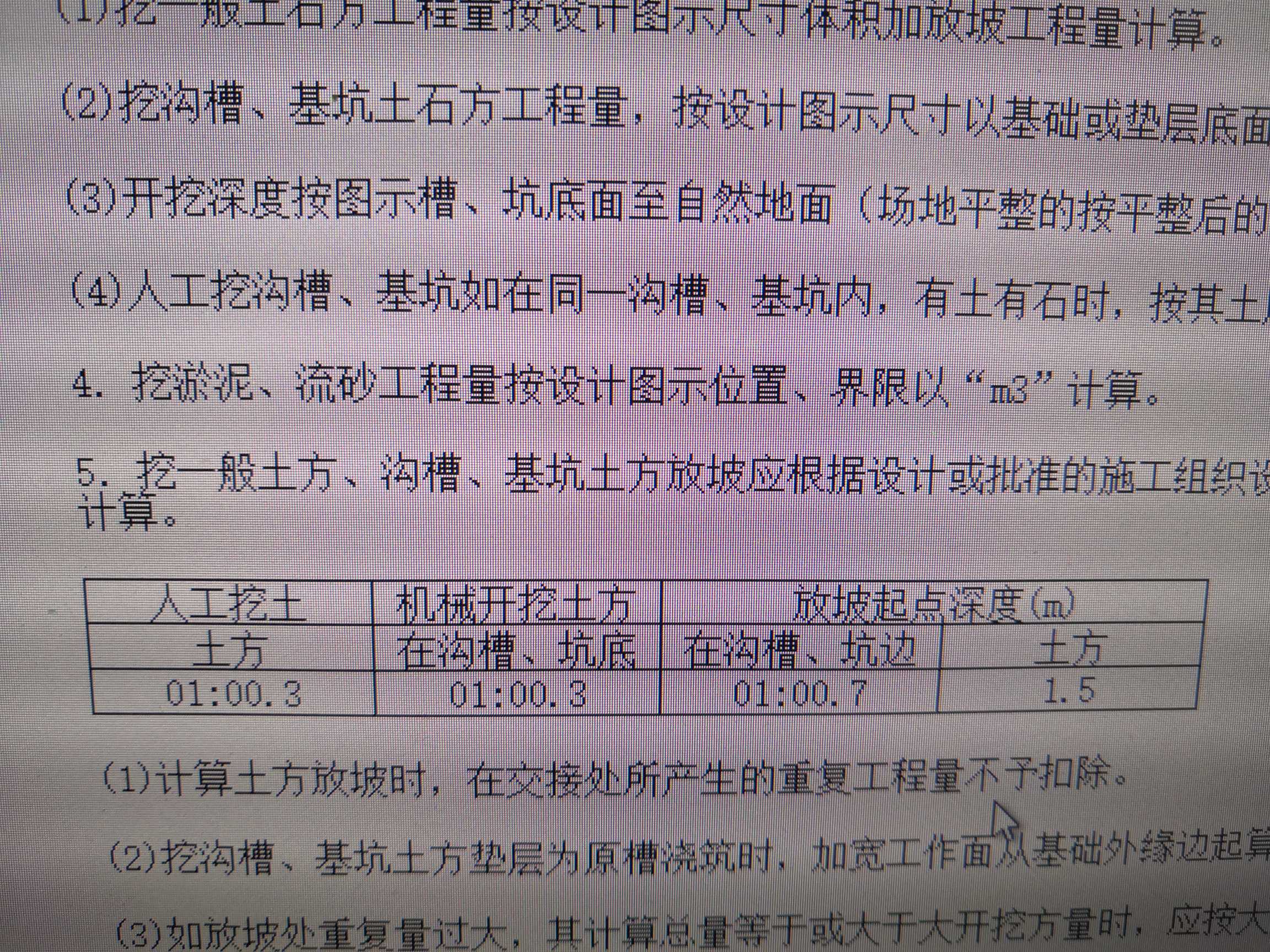 放坡起点