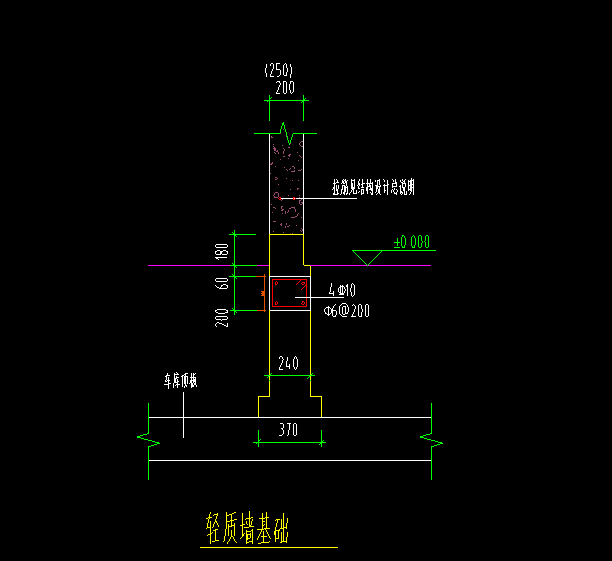 墙基础怎么画