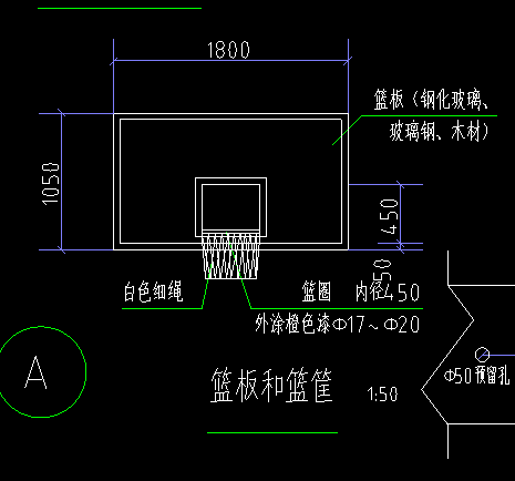 如圖籃球場的籃球架籃板和籃筐工程量要計算嗎還是直接計算一套成品