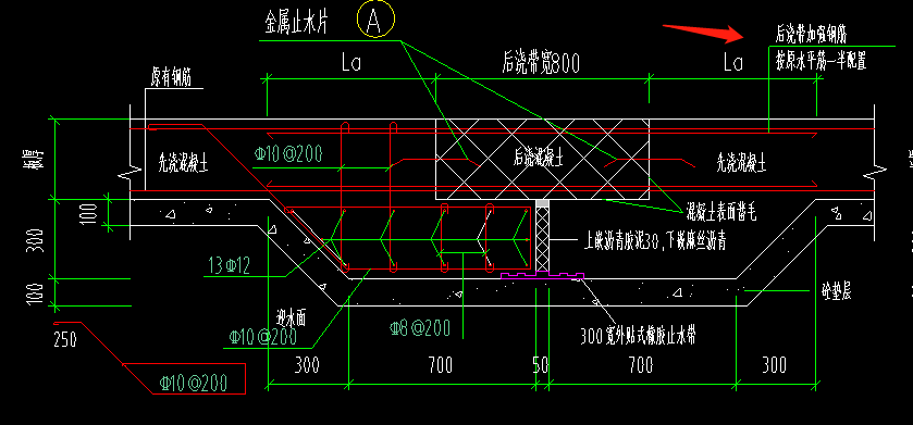 板后浇带加强钢筋图集图片