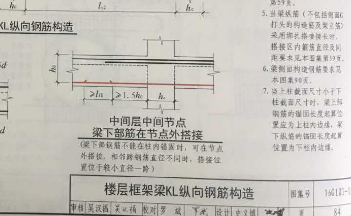 上下纵筋