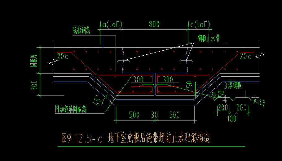 后浇带在图纸上怎么看图片