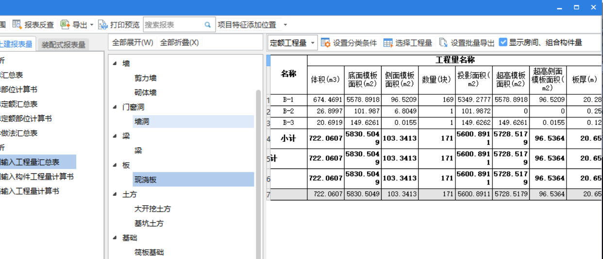 投影面