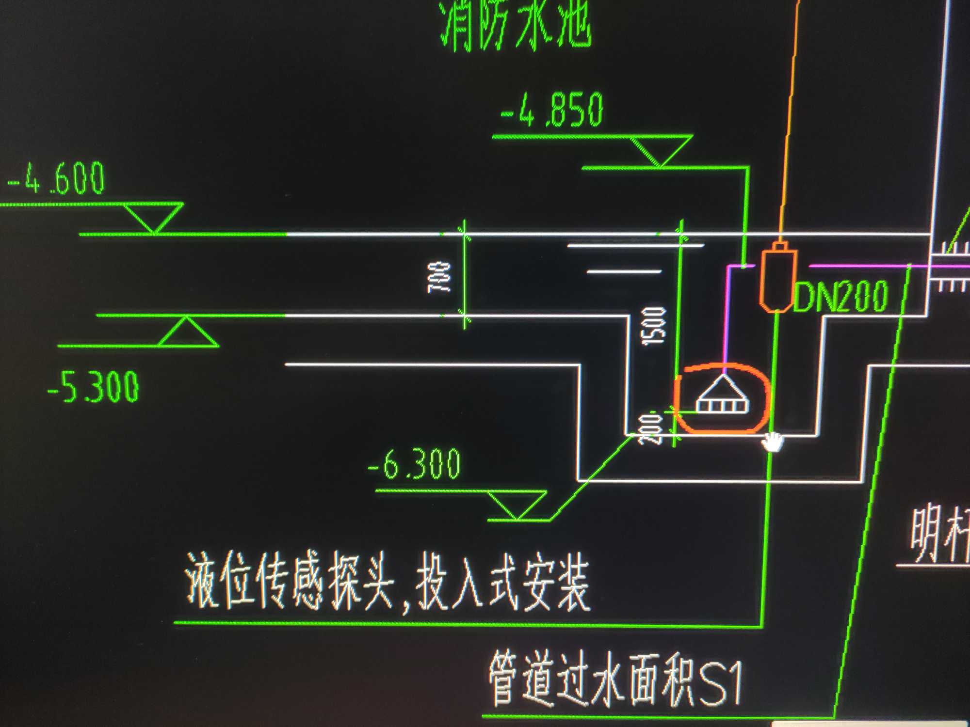 请问消防水池中的这个图例是什么?