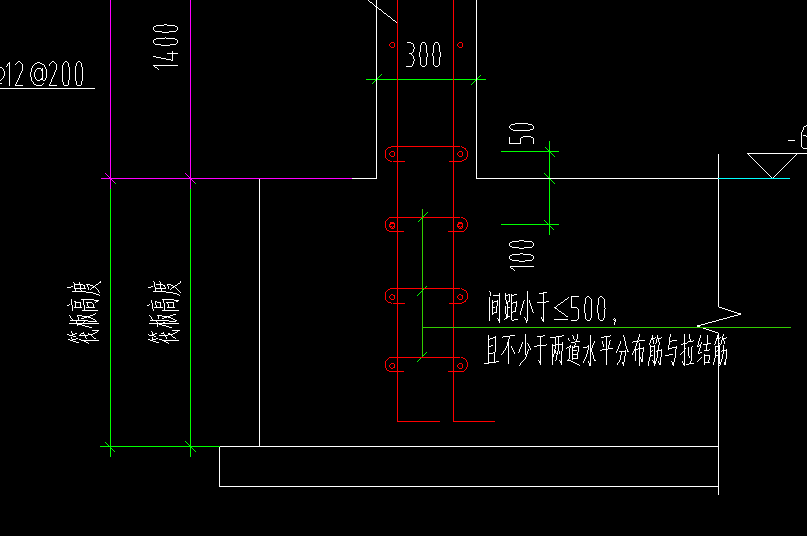 筏板拉筋