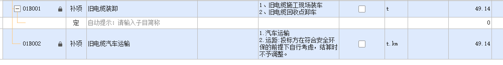 输价格