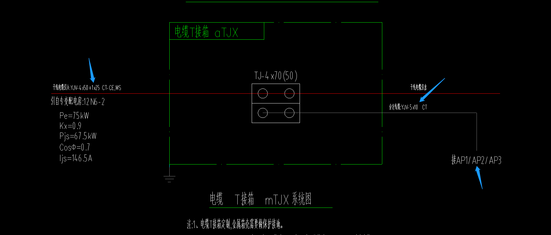 請問各位如圖t接箱配線是第一種配線方式還是第二種配線方式呢