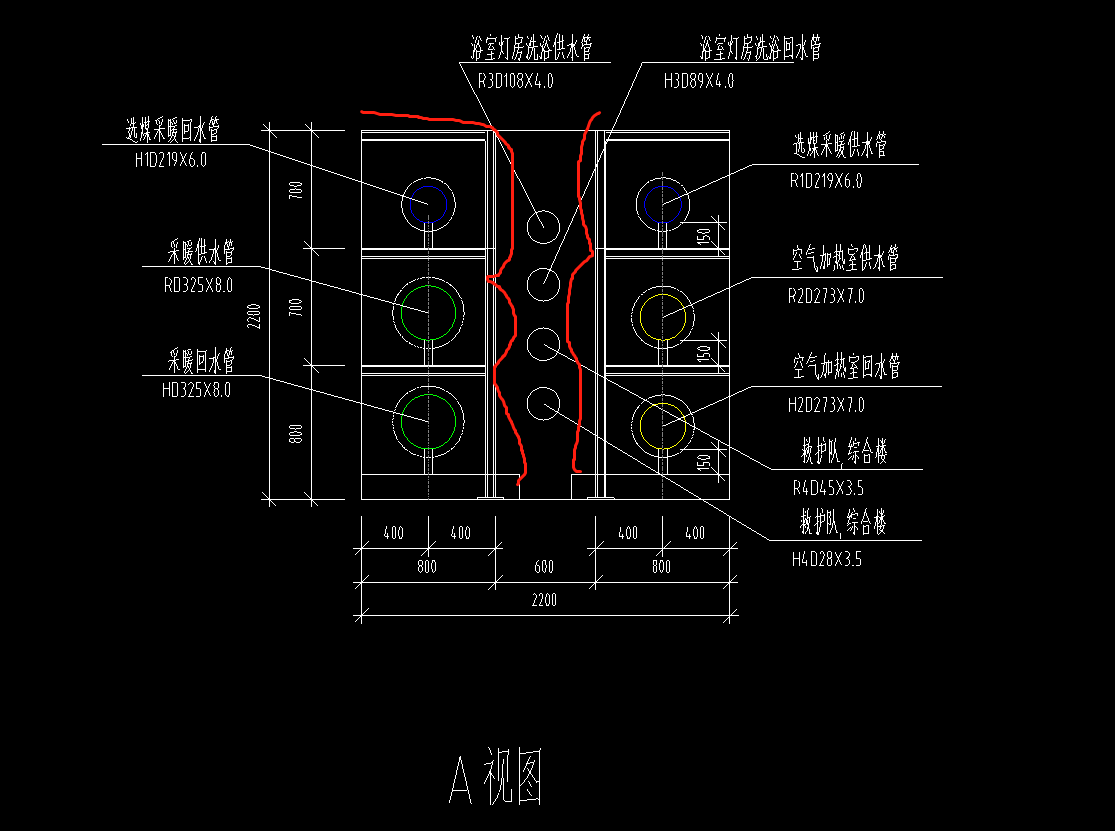 地沟内管道支架