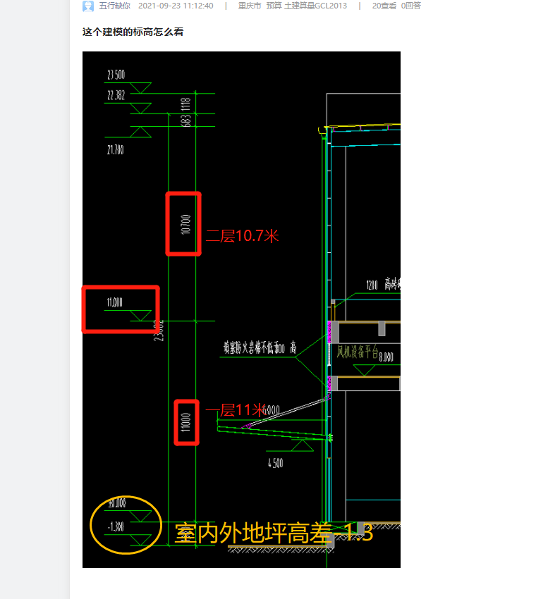 标高怎么看