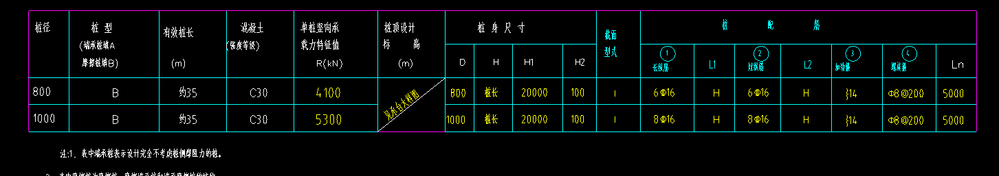 灌注桩